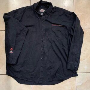 HARLEY -DAVIDSON MENS BUTTON SHIRT (2XL)